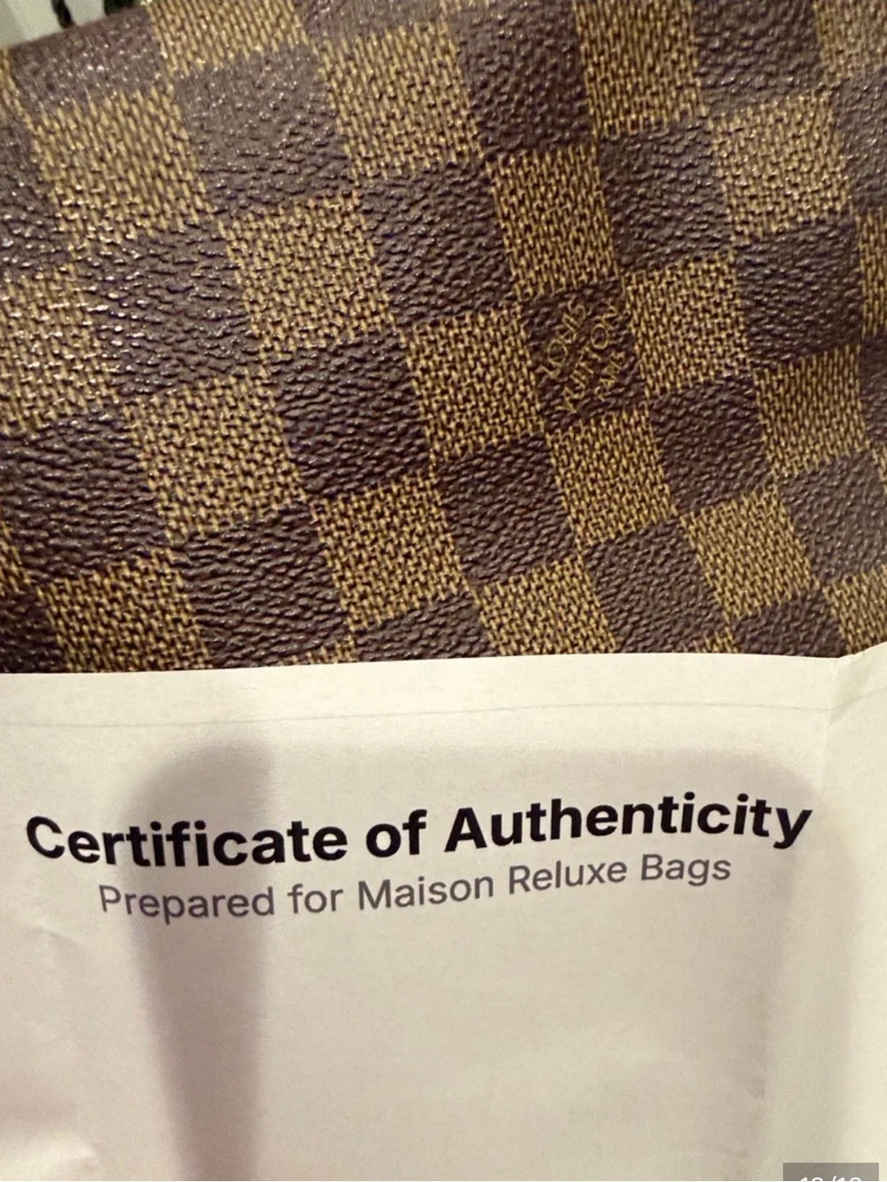 Louis Vuitton Men's Brown Checkered Messenger Bag - Canvas Shoulder Bag - Picture 12 of 12